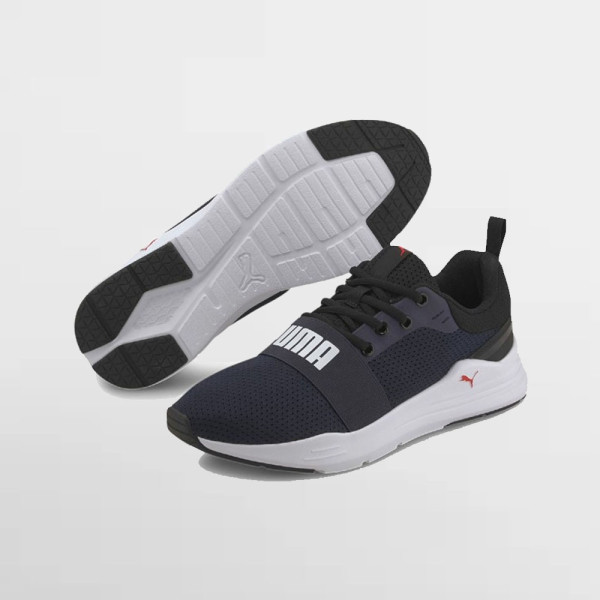 Puma Wired Run Jr,Peacoat-Puma Whi