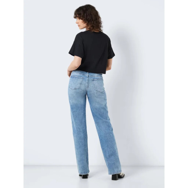 NMALENA S/S O-NECK SEMICROP TOP FWD NOOS