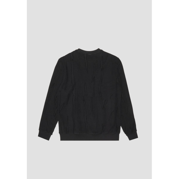 FELPA REGULAR FIT IN COTONE EF