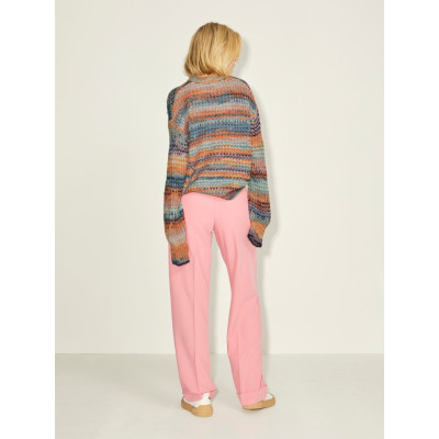 JXSIMONE LS SPACE DYE CNECK KNIT NOOS