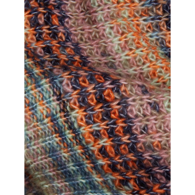 JXSIMONE LS SPACE DYE CNECK KNIT NOOS