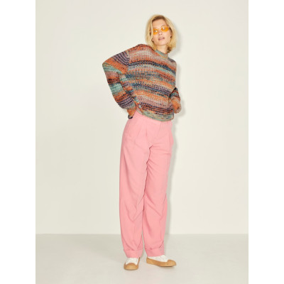 JXSIMONE LS SPACE DYE CNECK KNIT NOOS