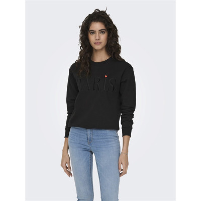 JDYPARIS L/S  EMB SWEAT JRS