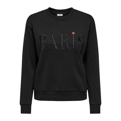 JDYPARIS L/S  EMB SWEAT JRS