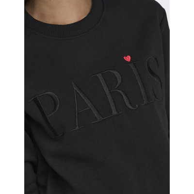JDYPARIS L/S  EMB SWEAT JRS