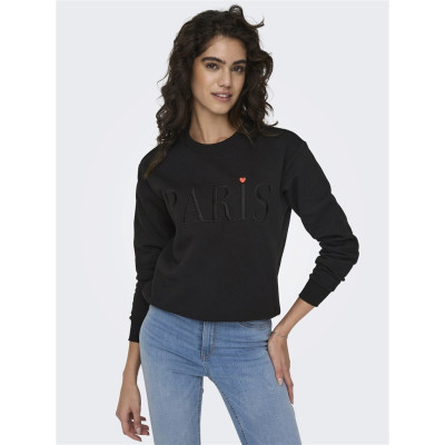 JDYPARIS L/S  EMB SWEAT JRS