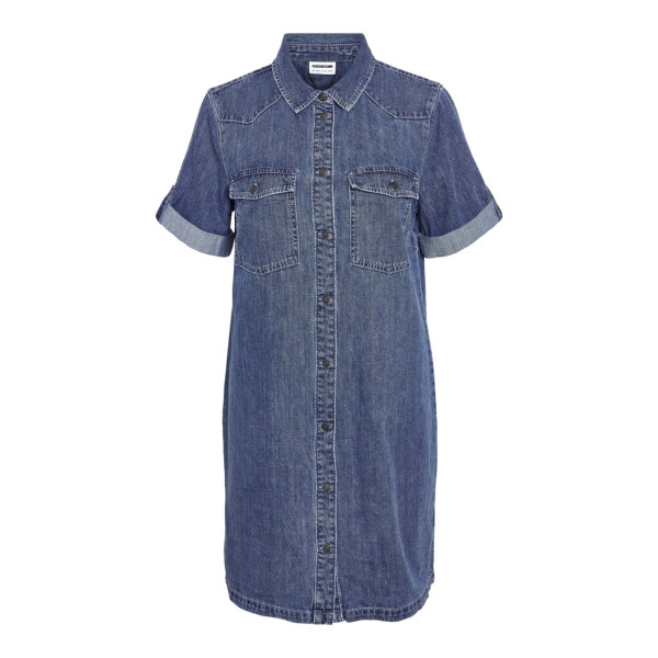 NMNEW SIGNE S/S DENIM DRESS WG002MB NOOS