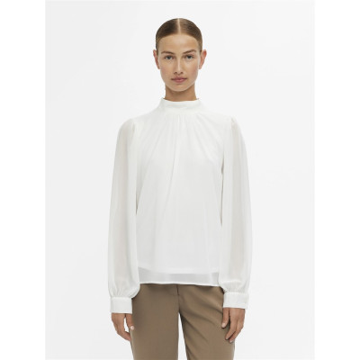 OBJMILA L/S HIGH NECK TOP NOOS