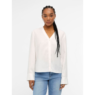 OBJTILDA L/S V-NECK SHIRT NOOS