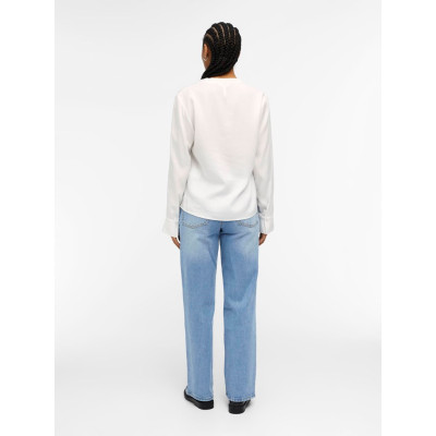 OBJTILDA L/S V-NECK SHIRT NOOS