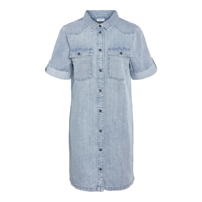 NMNEW SIGNE S/S DENIM DRESS VI003LB NOOS