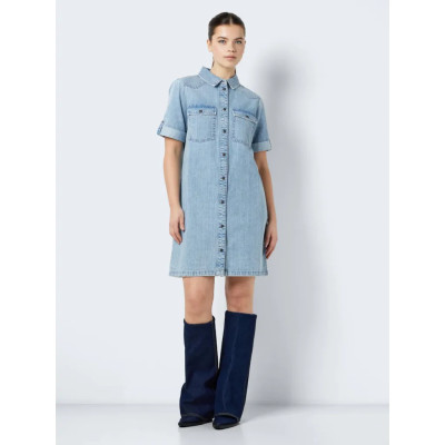 NMNEW SIGNE S/S DENIM DRESS VI003LB NOOS