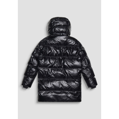 COAT RELAXED FIT IN WASHED NYL