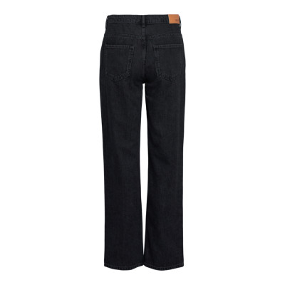 OBJSAVA ELLEN MW STRAIGHT BLK JEANS NOOS