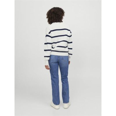 JXMILA TWIST STRIPE CREW NECK KNIT SN