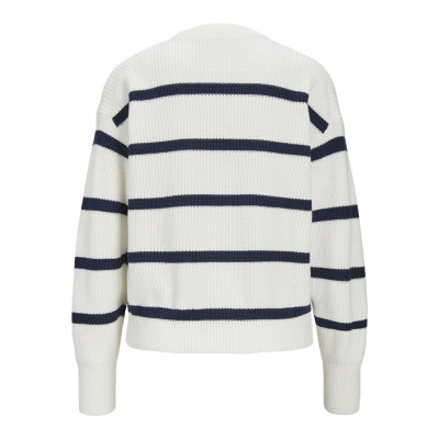 JXMILA TWIST STRIPE CREW NECK KNIT SN