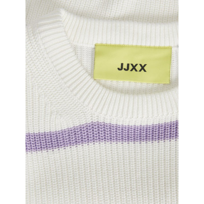 JXMILA TWIST STRIPE CREW NECK KNIT SN