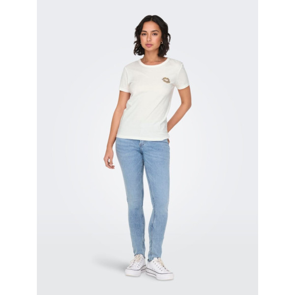 JDYMICHIGAN LIFE S/S PRINT TOP