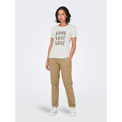 JDYMICHIGAN LIFE S/S PRINT TOP