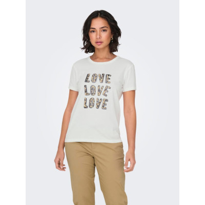 JDYMICHIGAN LIFE S/S PRINT TOP