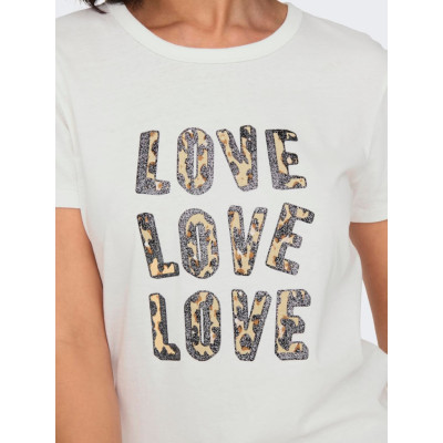 JDYMICHIGAN LIFE S/S PRINT TOP