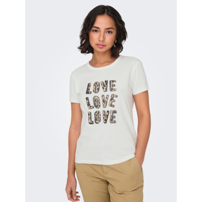 JDYMICHIGAN LIFE S/S PRINT TOP