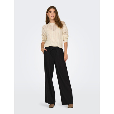 JDYSAY HW LINEN WIDE PANT WVN