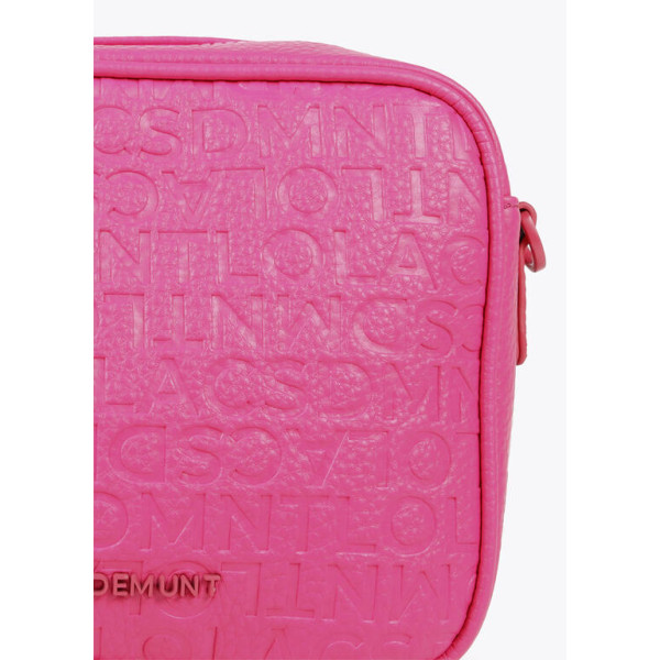 Bandolera grabado monograma efecto piel 