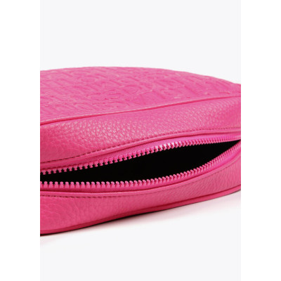 Bandolera grabado monograma efecto piel 