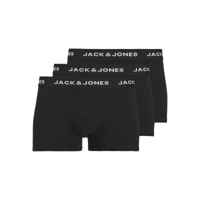 JACANTHONY TRUNKS 3 PACK BLACK