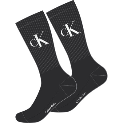 CKJ MEN SOCK 2P MONOGRAM