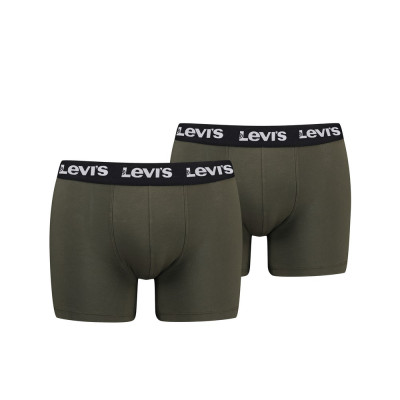 LEVIS MEN REPEAT LOGO BOXER BRIEF 2P
