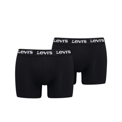 LEVIS MEN REPEAT LOGO BOXER BRIEF 2P