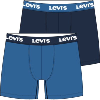 LEVIS MEN REPEAT LOGO BOXER BRIEF 2P