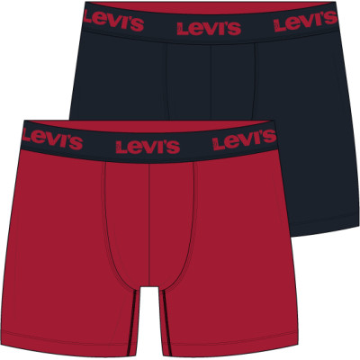 LEVIS MEN REPEAT LOGO BOXER BRIEF 2P