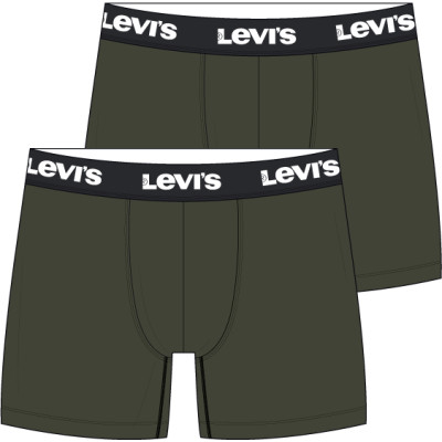 LEVIS MEN REPEAT LOGO BOXER BRIEF 2P