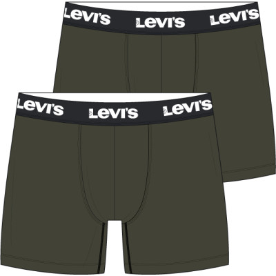 LEVIS MEN REPEAT LOGO BOXER BRIEF 2P