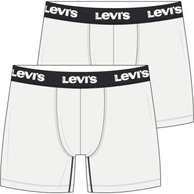 LEVIS MEN REPEAT LOGO BOXER BRIEF 2P