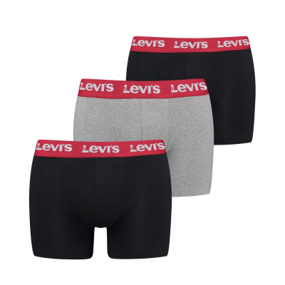 LEVIS MEN REPEAT LOGO BOXER BRIEF 3P