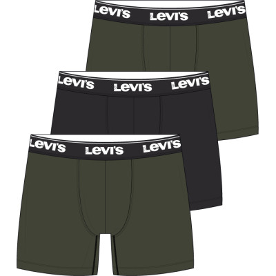 LEVIS MEN REPEAT LOGO BOXER BRIEF 3P