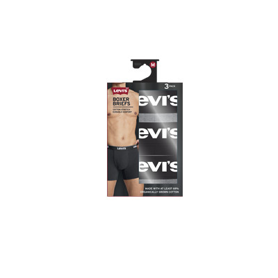 LEVIS MEN REPEAT LOGO BOXER BRIEF 3P