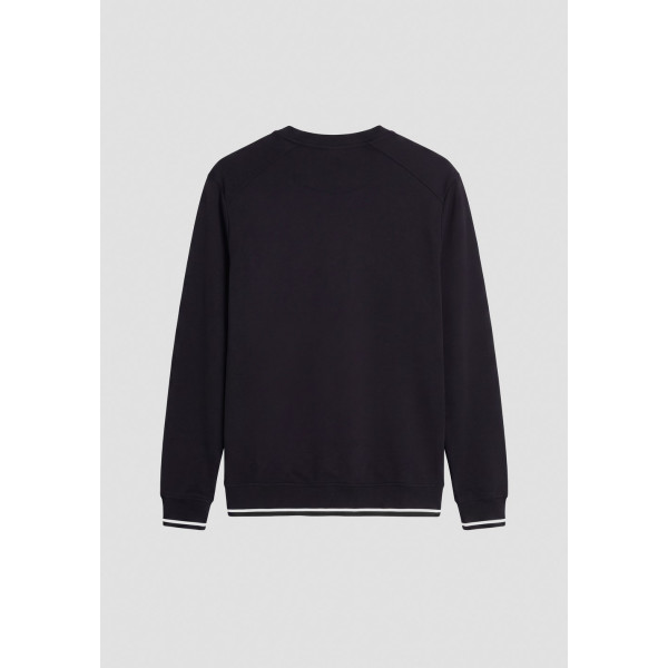 FELPA REGULAR FIT IN INTERLOCK