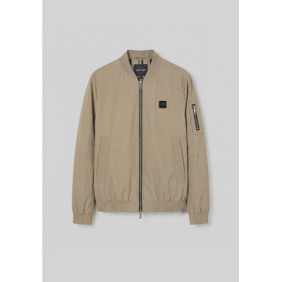 COAT REGULAR FIT IN TECHNO FAB