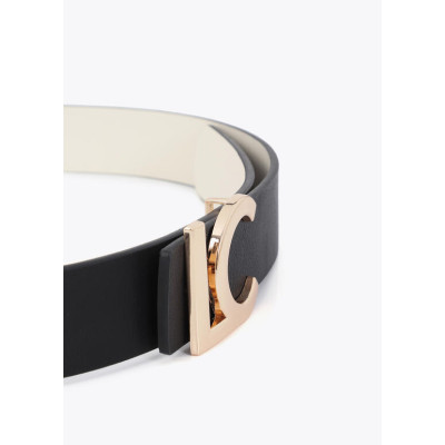 Cinturón reversible hebilla LC bicolor 