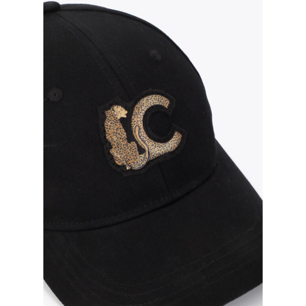 Gorra con detalle leopardo 