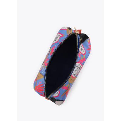 Neceser de nylon estampado multicolor