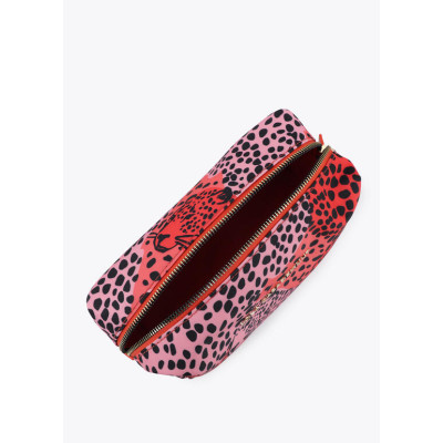 Neceser de nylon estampado multicolor