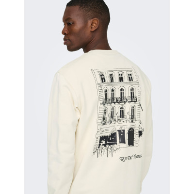 ONSCESC REG LS CREW SWEAT VD