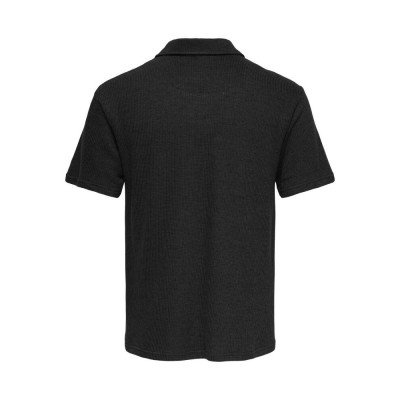 ONSCONLEY REG SS SPLIT POLO TEE