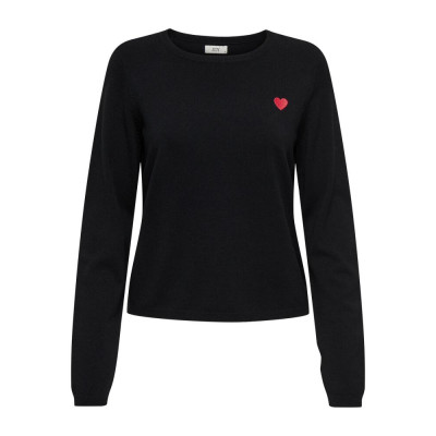 JDYKATE L/S O-NECK EMB. PULLOV